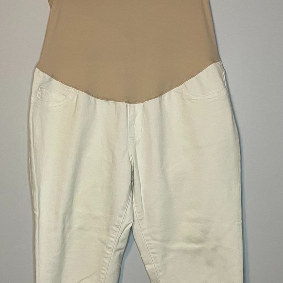 White Maternity Jeans - Picture 1 of 2
